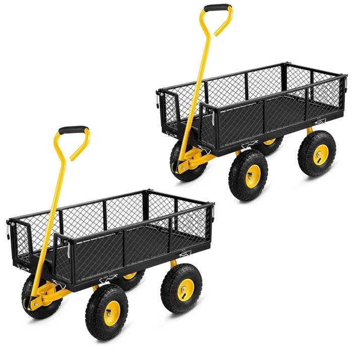 2x Transportkarre Gartenkarre Divit GW3 227 kg