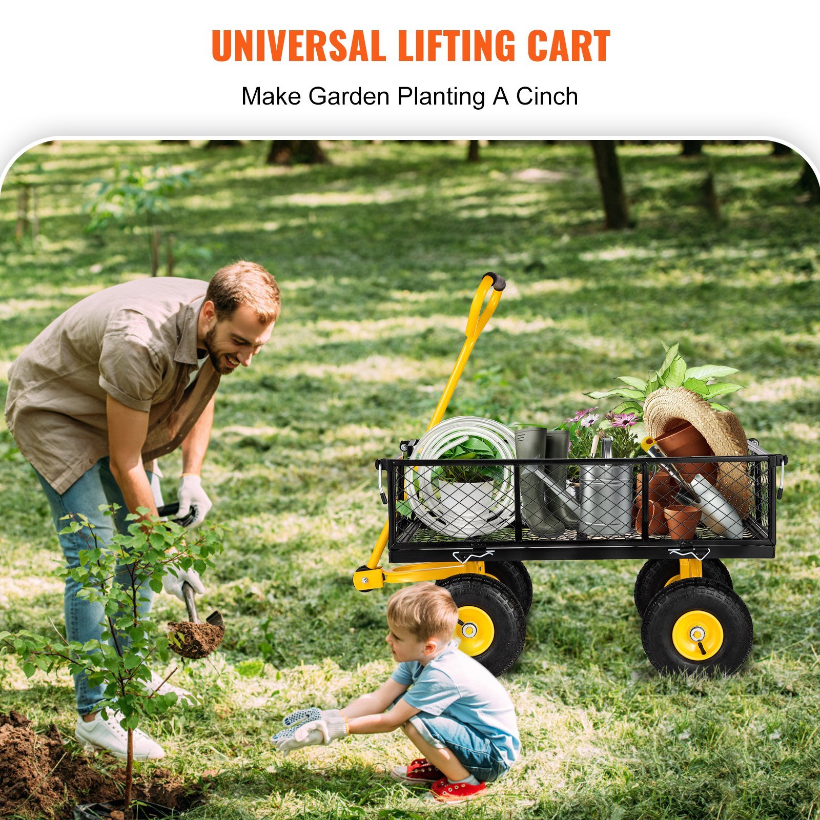 Gartentransportkarre 408 kg VEVOR
