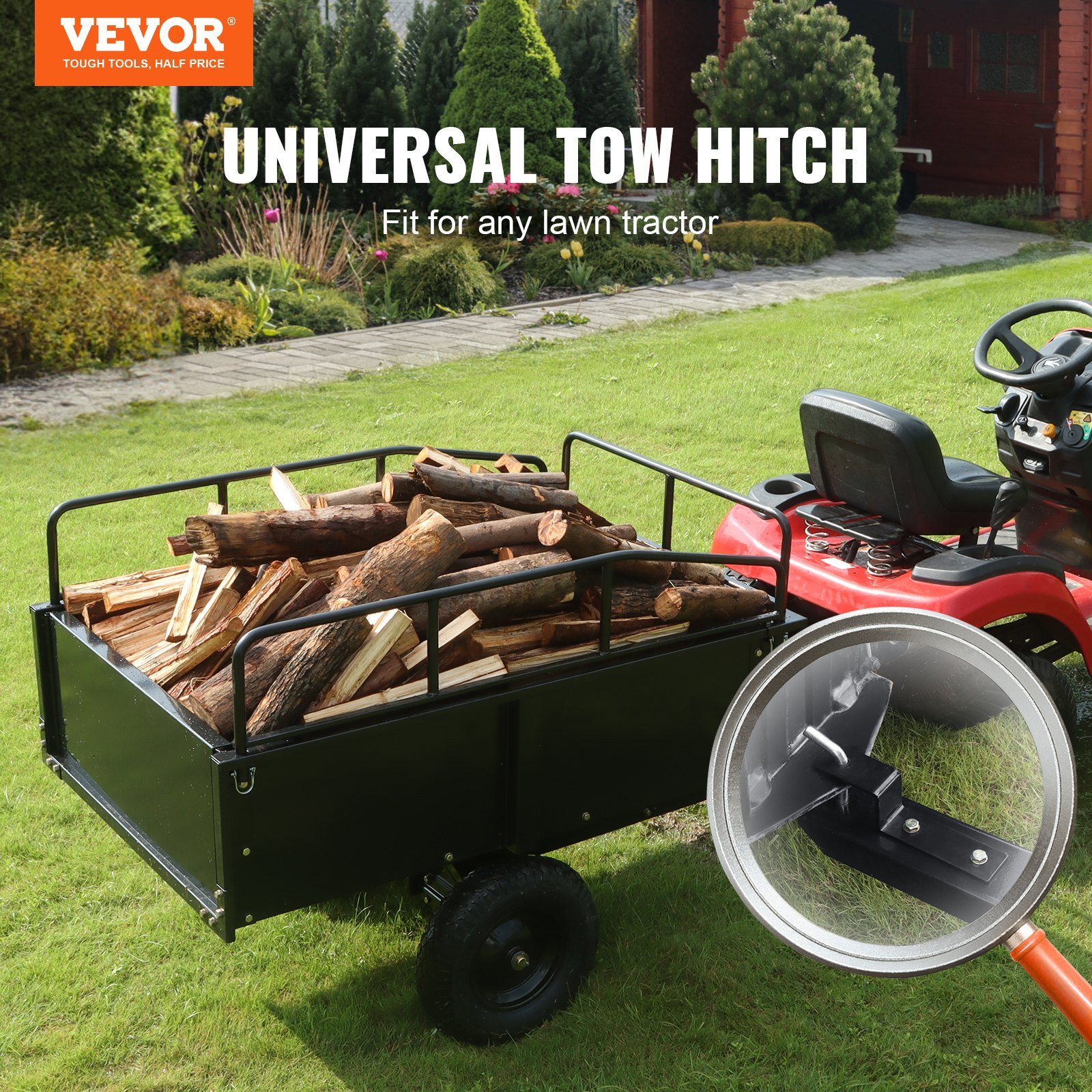 Kippmuldenanhänger VEVOR 340 kg
