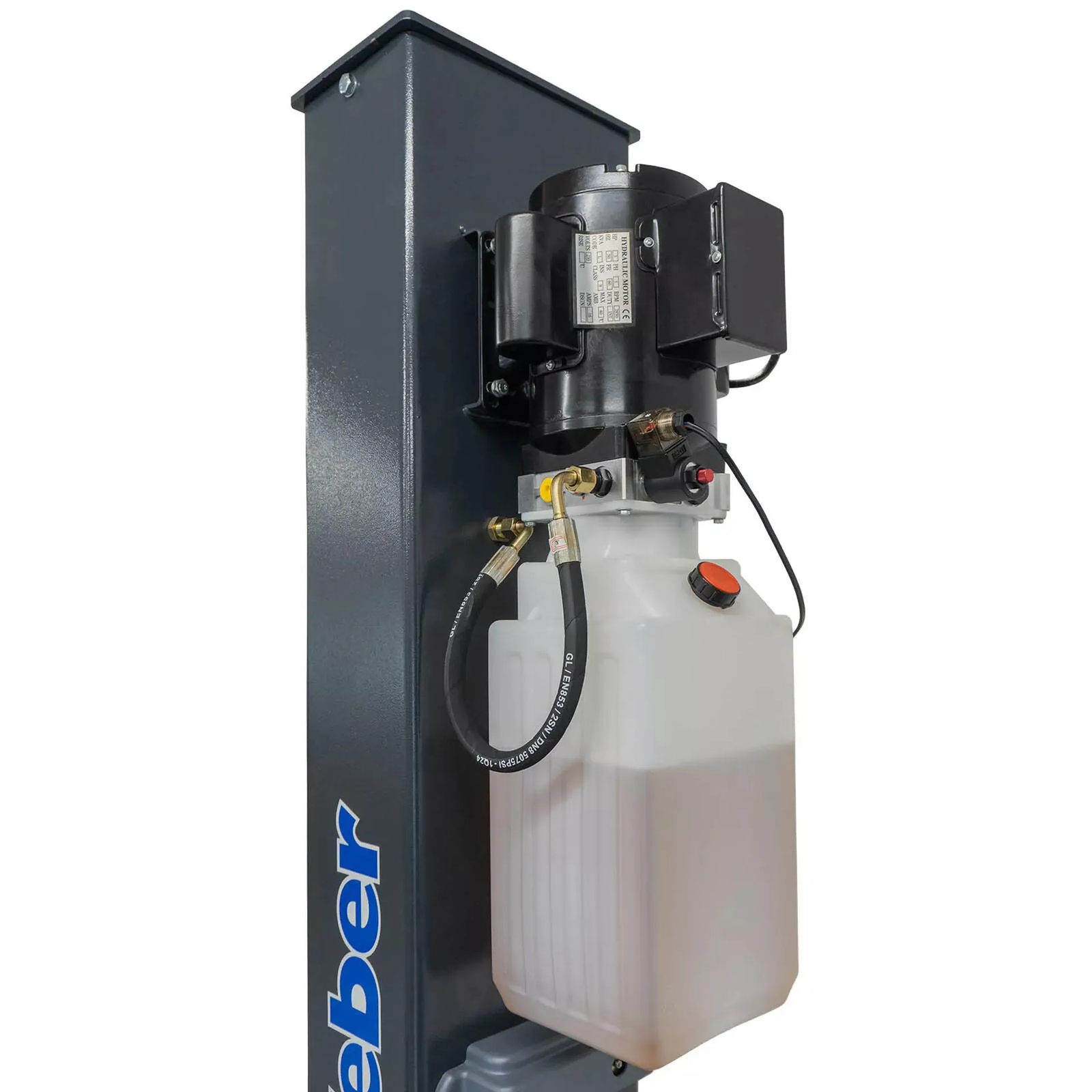 Hydraulische 2-Säulen-Hebebühne Weber, professionell, 4 Tonnen